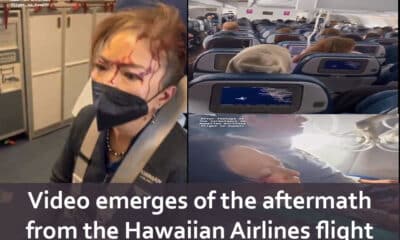 Video emerges of the aftermath from the Hawaiian Airlines flight that hit severe turbulence