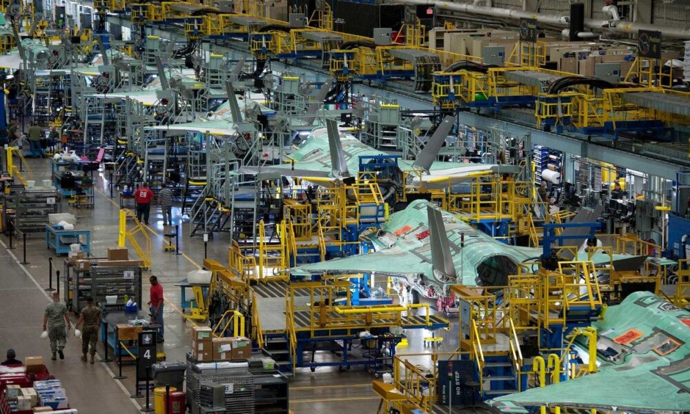 Assembly of 1,000th Lockheed Martin F-35 begins