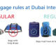 Dubai airport baggage rules 2023